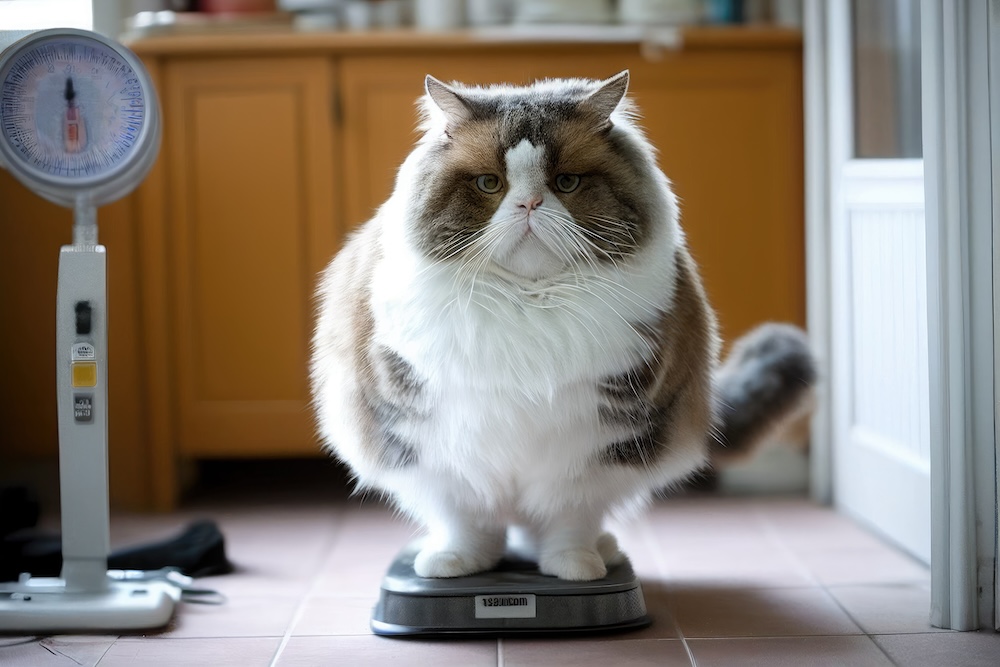 a fat cat example of pet obesity