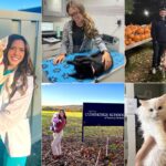 dr. bella schuman and her dog